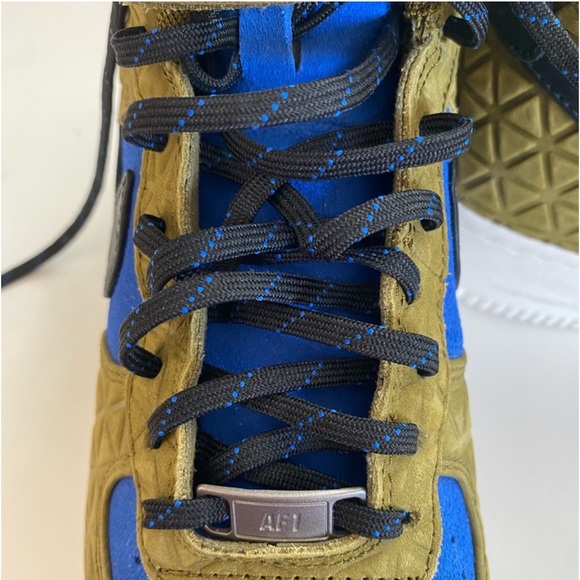 Blue/Green Air Forces/ High Tops / Size 7.5 - Picture 5 of 5